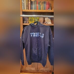 Tovelo Concert Black Hoodie with Blue Scorpion